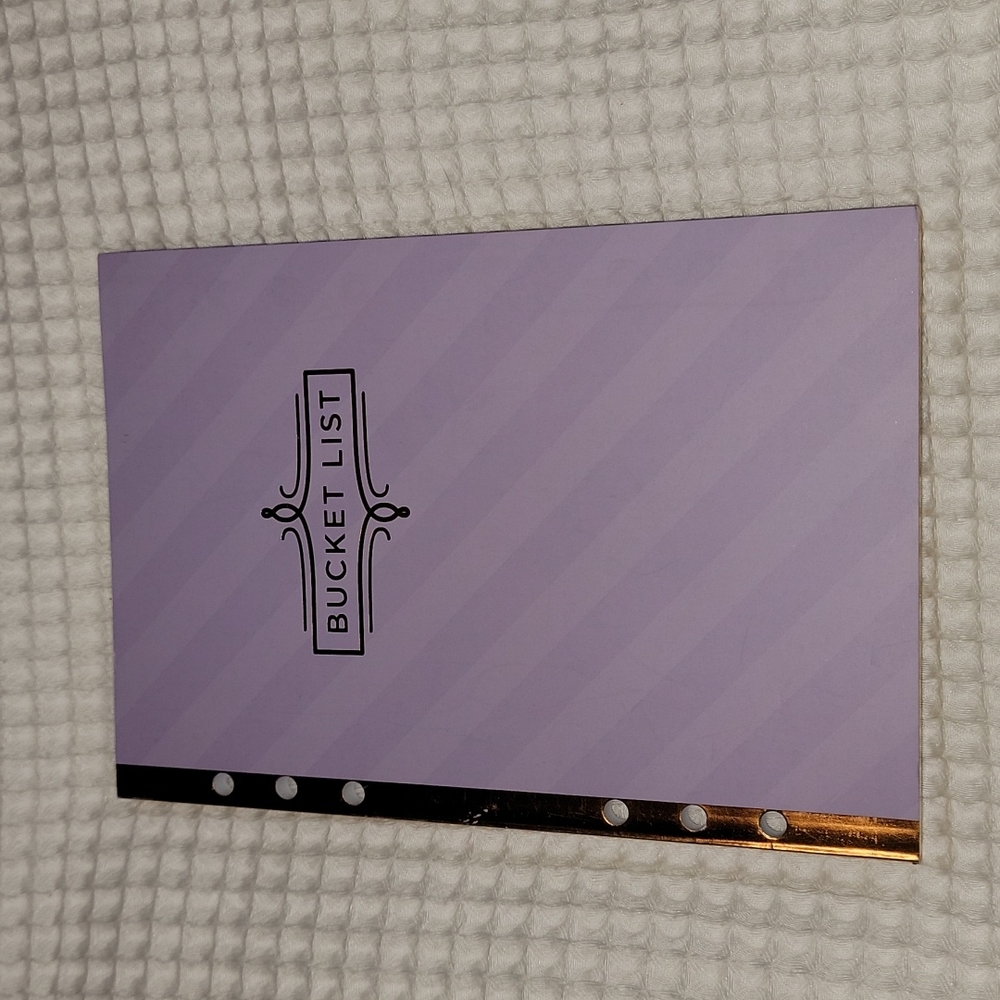 Recollections Bucket List Journal